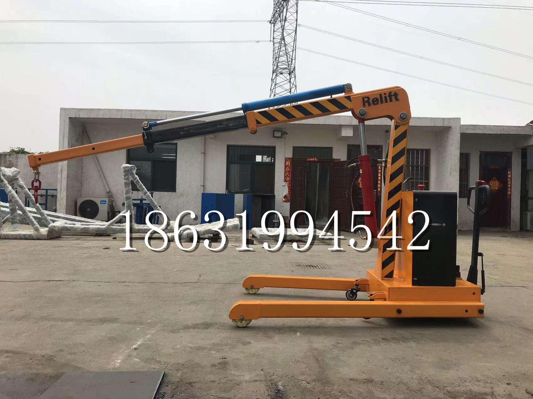 芳苑乡久征定做3吨三轮随车吊 农用园林绿化移树吊 平板工程用小吊机